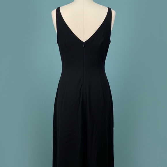Another Ann Barry Jr. V-Neck Fit & Flare Little Black Dress - Picture 2 of 8